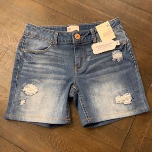 Girls denim Bermuda shorts